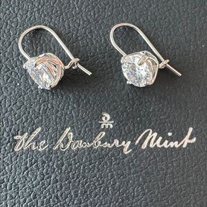 Danbury Mint Sparkling 925 Silver Earrings